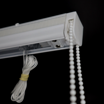 Mécanisme store bateau blanc sur mesure - Kit complet avec accessoires - De 40 à 300 cm