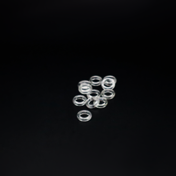Anneaux de passage transparent - 8 x 13 mm - 10 pièces