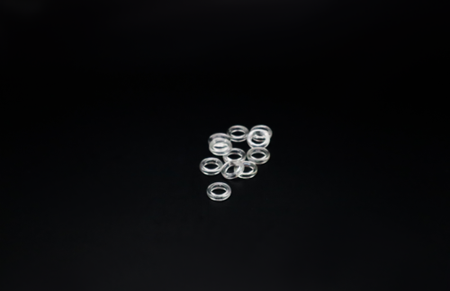 Anneaux de passage transparent - 8 x 13 mm - 10 pièces