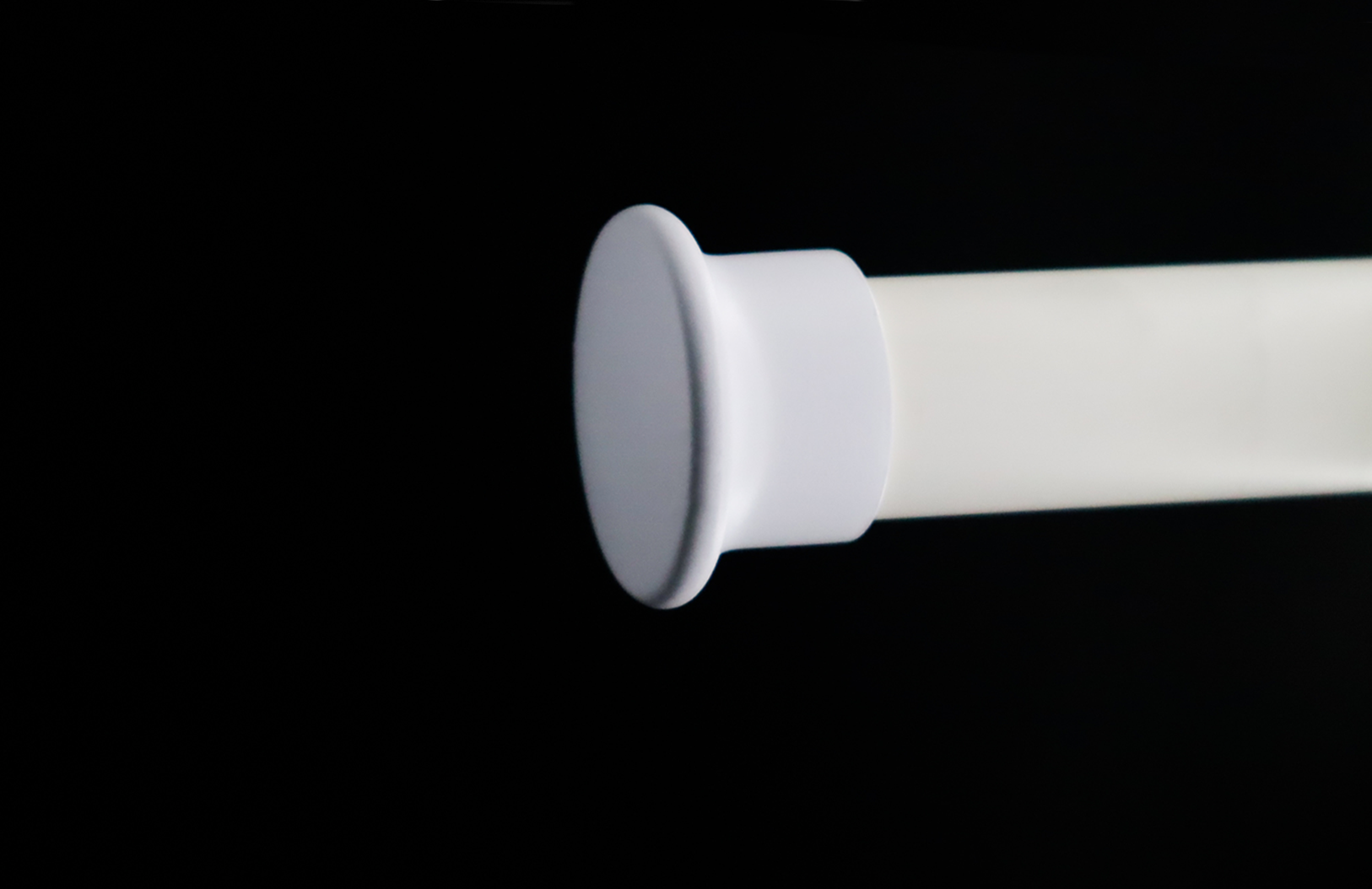 5 Ensembles D'embouts De Tringle à Rideau PVC Blanc - Capuchons Et Manchons Sans Perçage - Pour Salle De Bain, Salon, Chambre